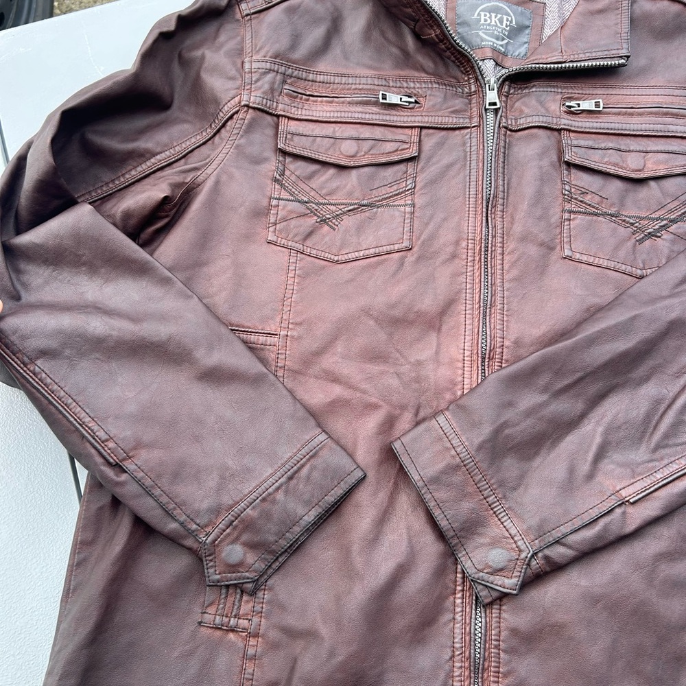 Bke Maroon Lightweight Jacket - image 4